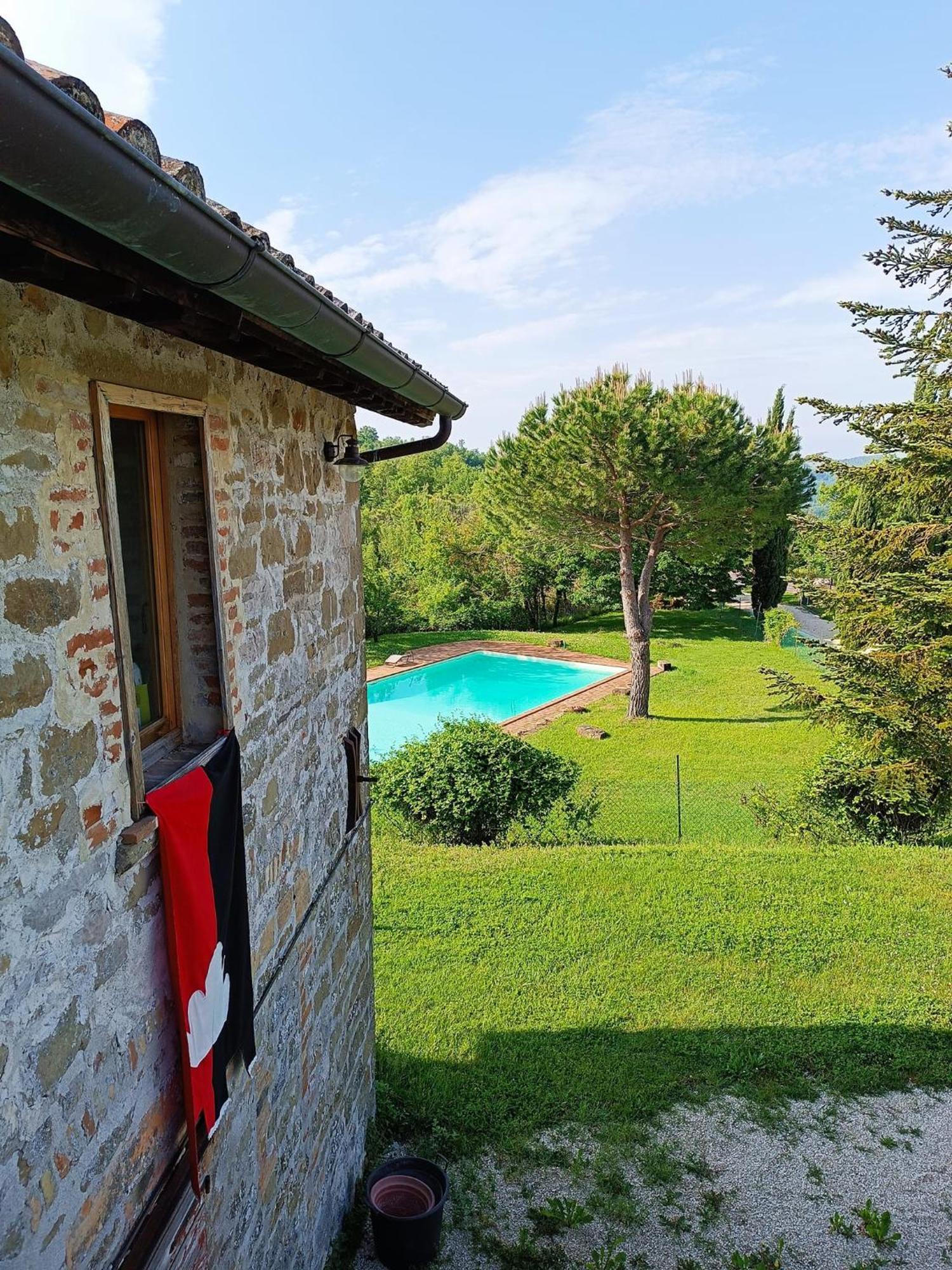 Vila La Brocca Di Valdichiascio Gubbio Exteriér fotografie