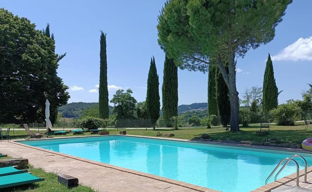 Vila La Brocca Di Valdichiascio Gubbio Exteriér fotografie