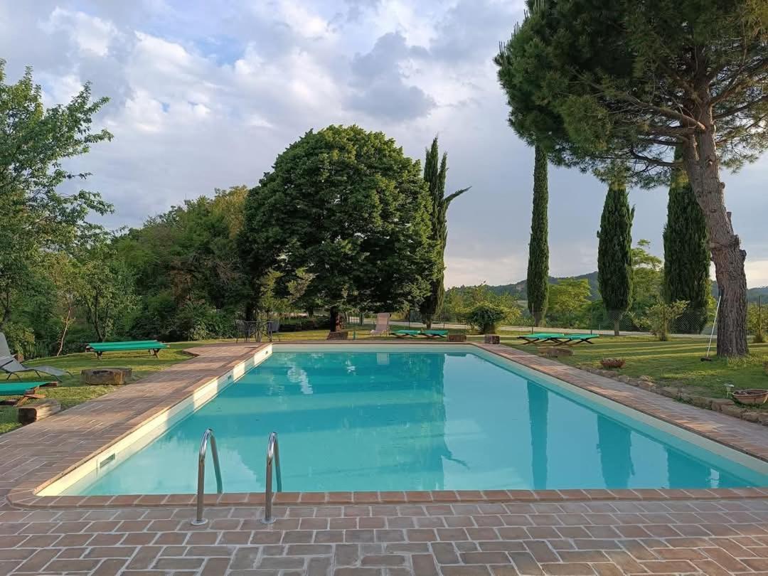 Vila La Brocca Di Valdichiascio Gubbio Exteriér fotografie