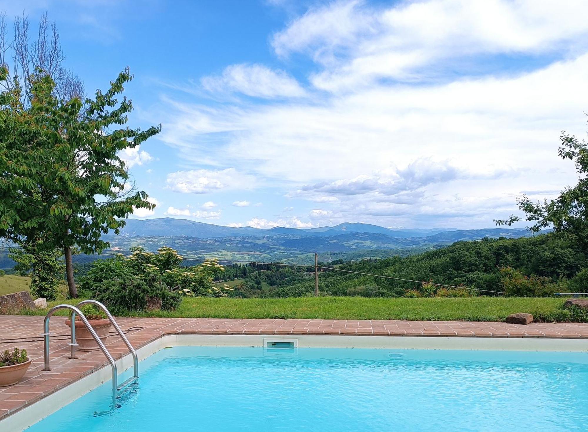 Vila La Brocca Di Valdichiascio Gubbio Exteriér fotografie
